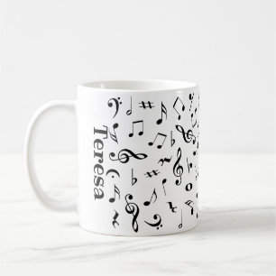 De Café La música personalizada observa la taza