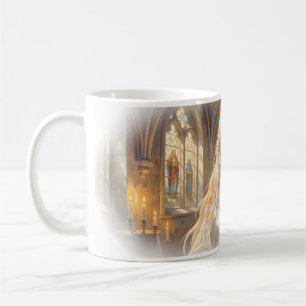 De Café La Novia Está Esperando Catedral Gracia Taza