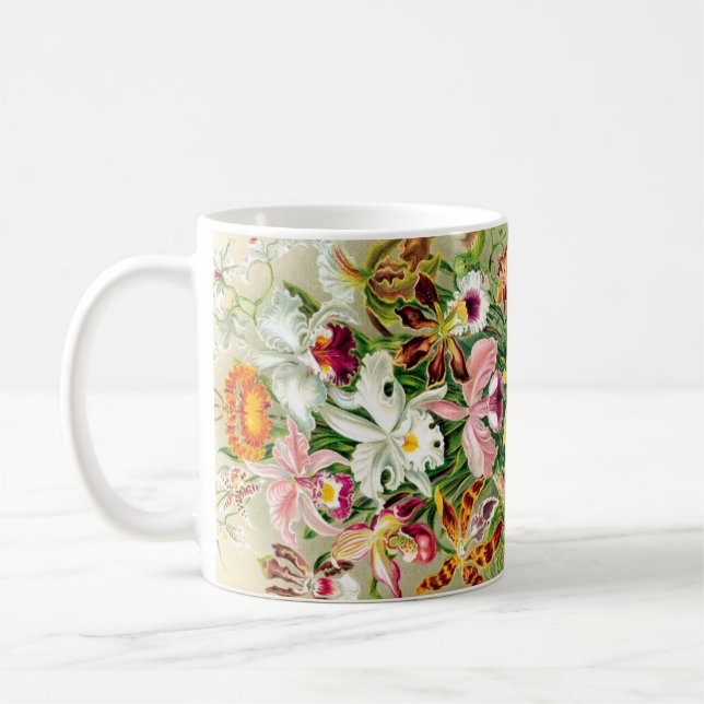 De Café La orquídea florece la taza (Izquierda)