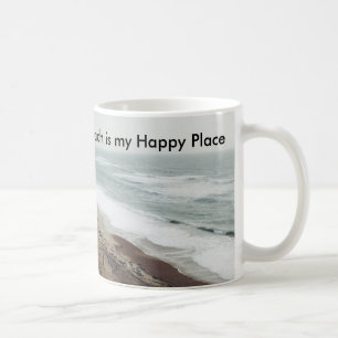 De Café La playa es mi taza feliz del lugar