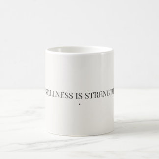 De Café La quietud es fuerza Taza minimalista