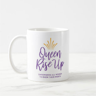 De Café La reina se alza taza