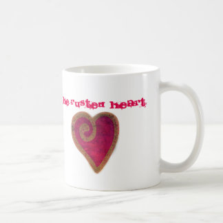De Café La taza aherrumbrada del corazón