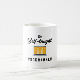 De Café La taza autodidacta del programador