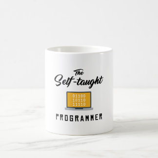 De Café La taza autodidacta del programador