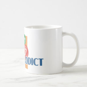 De Café La taza blanca del adicto a la loteria