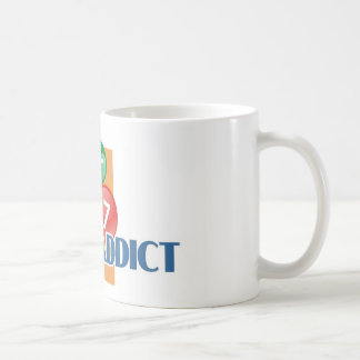 De Café La taza blanca del adicto a la loteria