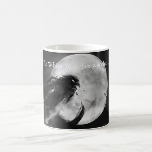 De Café La taza blanca del vigilante