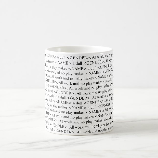 De Café La taza brillante del personalizable del texto del (Centro)