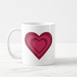 De Café La taza del corazón hipnotizante