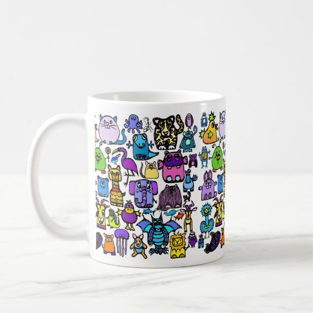 De Café "la taza del libro del alfabeto" - (Izquierda)
