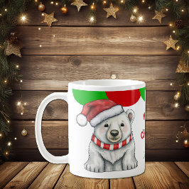 De Café La taza del niño del oso Santa Polar
