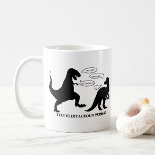 De Café La taza del retruécano del dinosaurio del períod