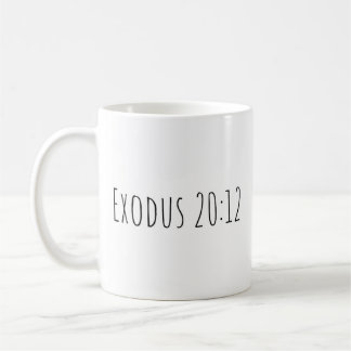 De Café La taza Éxodo 20:12