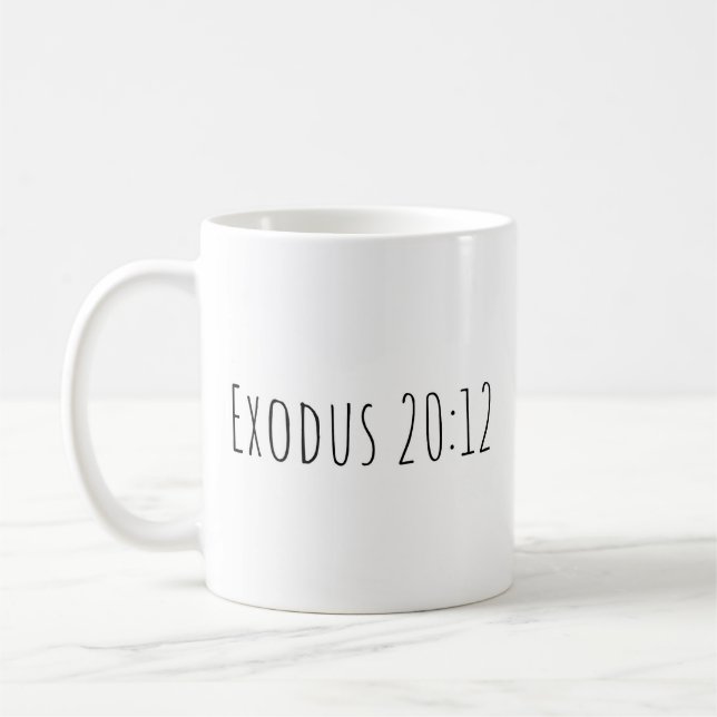 De Café La taza Éxodo 20:12 (Izquierda)