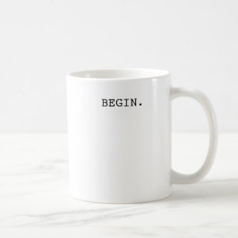 De Café La taza inspiradora comienza