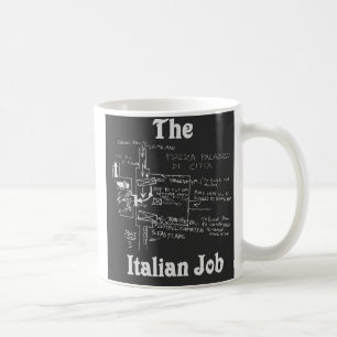 De Café La taza italiana del mapa del trabajo