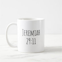 La taza "Jeremías 29:11"