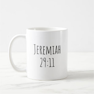 De Café La taza "Jeremías 29:11"