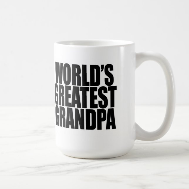 De Café La taza más grande del abuelo del mundo (Derecha)