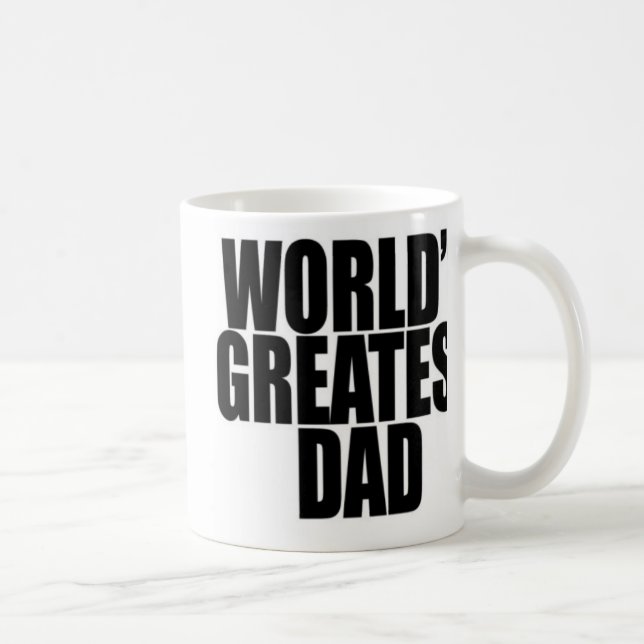 De Café La taza más grande del papá del mundo (Derecha)