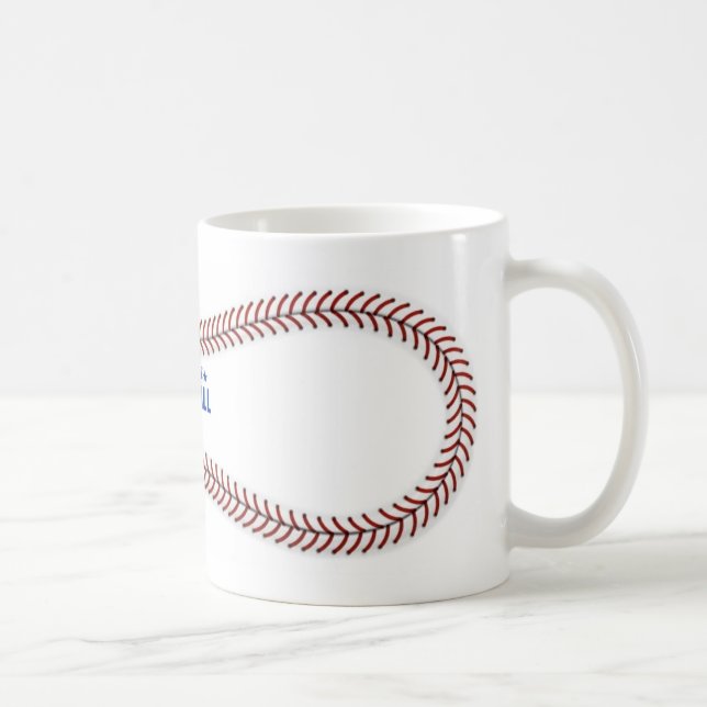De Café La taza oficial del béisbol (Derecha)