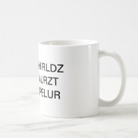 La taza peor del abecedario del mundo