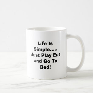 De Café La vida es ..... taza simple