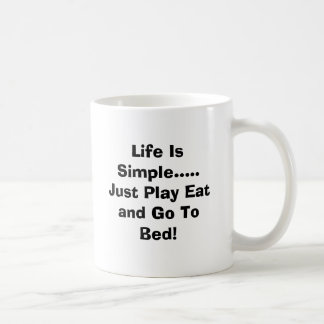De Café La vida es ..... taza simple