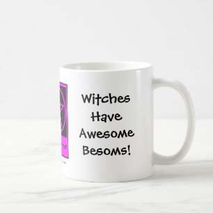 De Café ¡Las brujas tienen escobas impresionantes! Taza