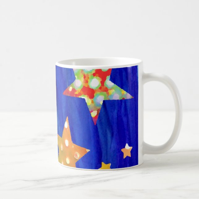 De Café Las estrellas en la taza brillante del cielo (Derecha)