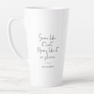 De Café Latte A algunos les gusta la taza graciosa y caliente pa