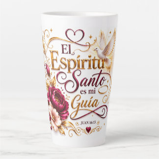 De Café Latte El Espíritu Santo es mi Guía | Taza Cristiana