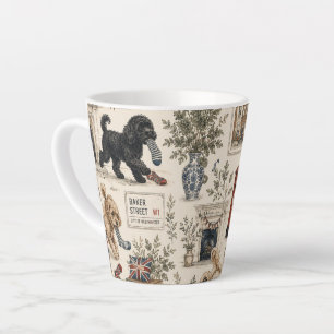 De Café Latte Taza Británica Cottagecore Cockapoo