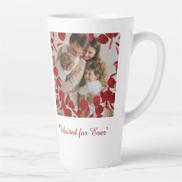 De Café Latte Taza con Foto Unida por Apellido
