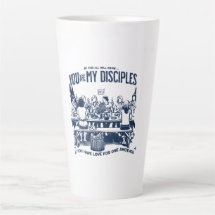 De Café Latte Taza con versículo bíblico para animar y bendecir