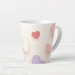 De Café Latte Taza Corazón a Corazón
