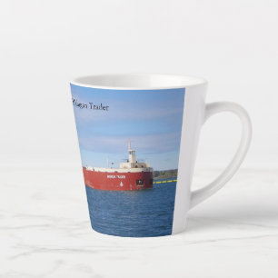 De Café Latte taza Dirk S. VanEnkevort & Michigan Trader