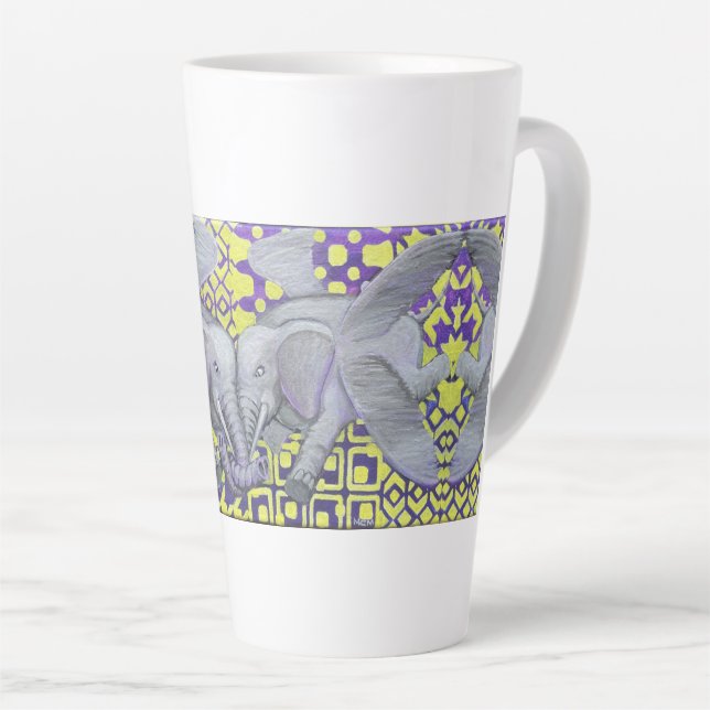 De Café Latte Taza Four Wings (Ángulo derecho)