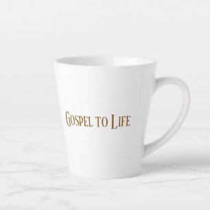 De Café Latte Taza Gospel to Life