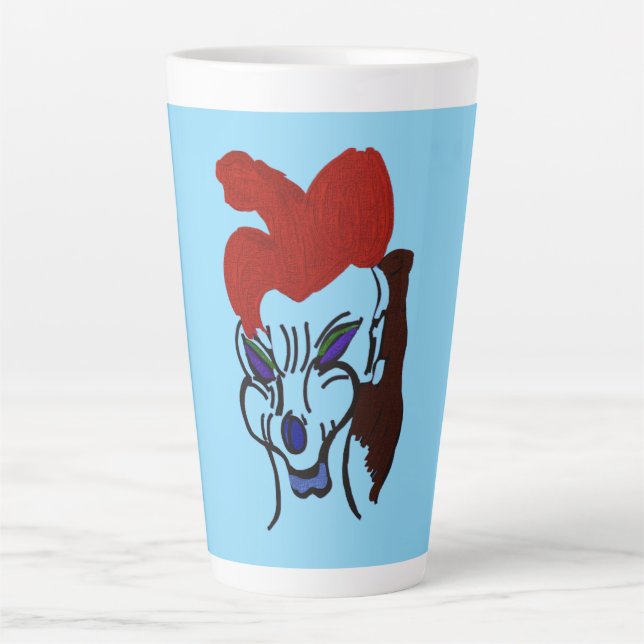 De Café Latte Taza grande Martian Hound (Anverso)