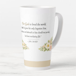 De Café Latte Taza JOHN 3:16
