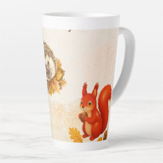 De Café Latte Taza linda para otoño. 