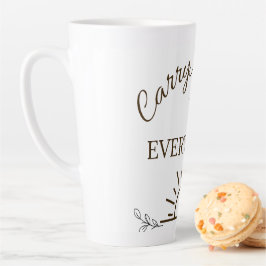 De Café Latte Taza Lleva Amabilidad en Todas Partes