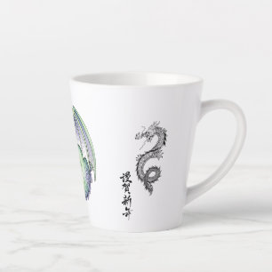 De Café Latte Taza Majestuoso Dragón