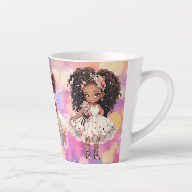 De Café Latte Taza más dulce para chicas (Derecha)