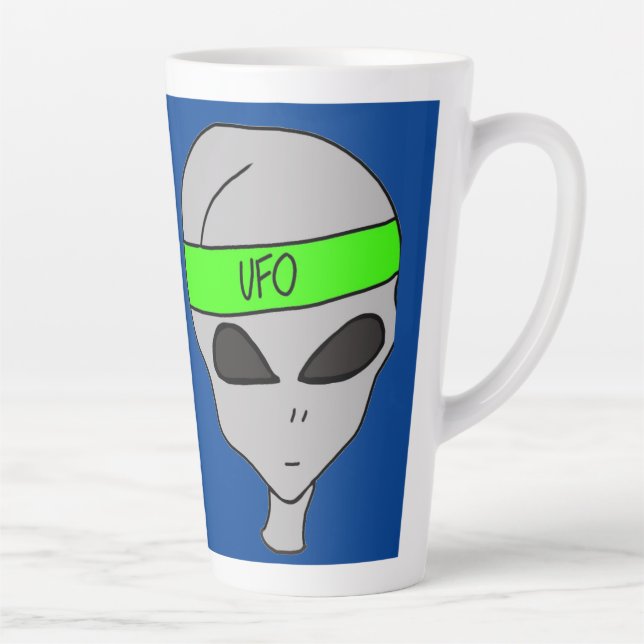 De Café Latte Taza OVNI (Derecha)