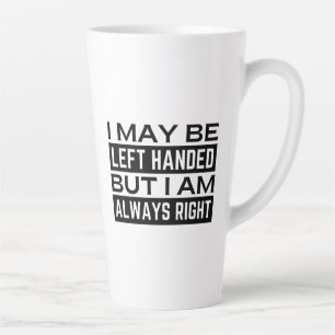 De Café Latte Taza para zurdos