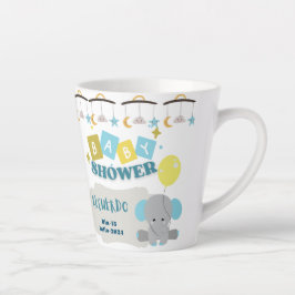 De Café Latte taza recuerdo del baby shower  personalizada