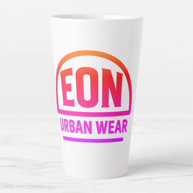 DE CAFÉ LATTE TAZA ROSA EON URBAN WEAR (Anverso)